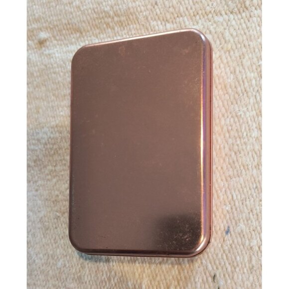 Set Of 3 Copper Colored Christmas Cookie Cutters In Tin Box - Tree Candy Cane Sn - Picture 2 of 4